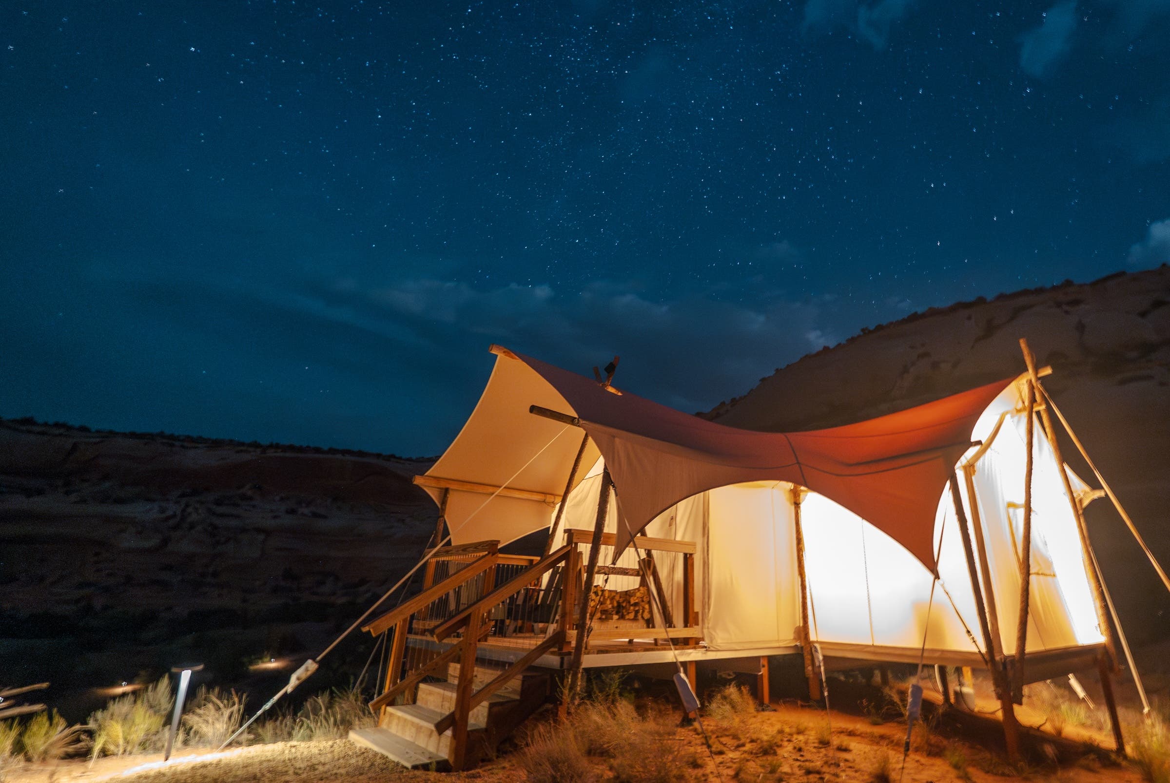 Under Canvas ULUM DarkSky Resort near Arches National Park